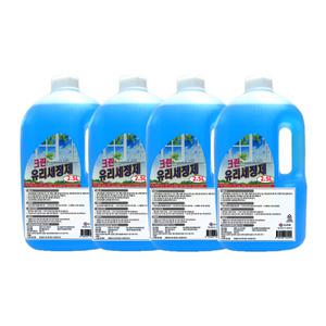 크린 유리세정제 2.5L 4개 창문 유리창 청소세제