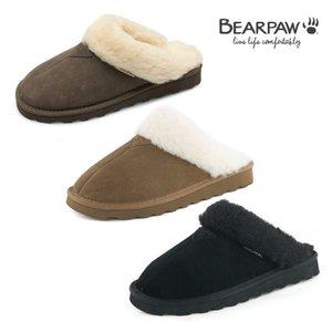 [베어파우](신세계 사우스시티)(BEARPAW)남성 소가죽 양털 슬리퍼 MARY K814PD-M