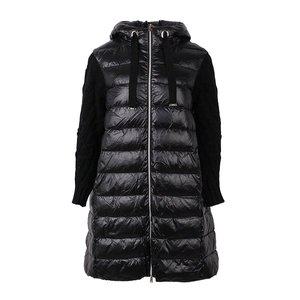 [에르노] 여성 니트 슬리브 구스 다운 패딩 PI00122DR 12017Z 9300 (BLACK)