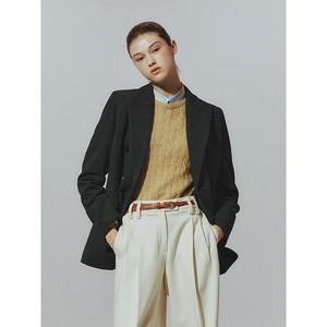 [하프클럽/르오트]에디티드 울 체크 재킷-사이즈 55~88다양
