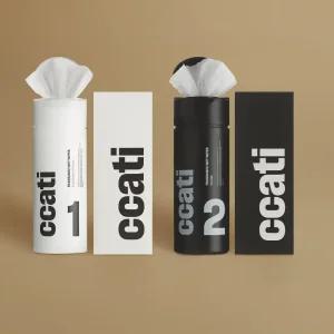 까띠 ccati 2개세트 차량용 향기 물티슈 세차 퍼퓸티슈 퍼퓸클린티슈 욕실 주방 집안 실내청소 70매 