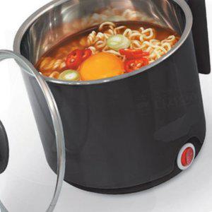 미니 라면포트 1L 간편 가열 조리 자취 혼밥 블랙 스마트
