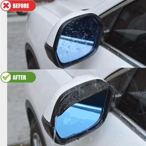 2PCS 자동차 백미러 비 눈썹 바이저 탄소 섬유 측면 Nbox Laguna 2 Mg4 액세서리 골프 6 Gti Harrier