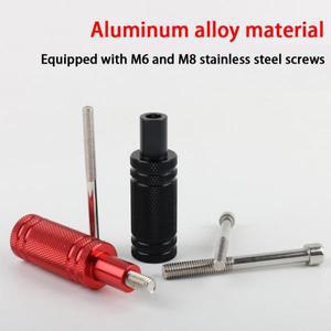 2pc 바이크 오토바이 머드 가드 스포트라이트 브래킷 LED 헤드 라이트 안개등 지원베이스 M8/M6 외부 수정