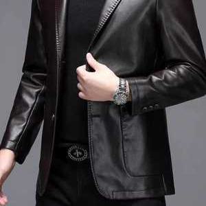 양가죽 남성 가죽자켓 투버튼 마이 정장 JACKET 이태리직수입