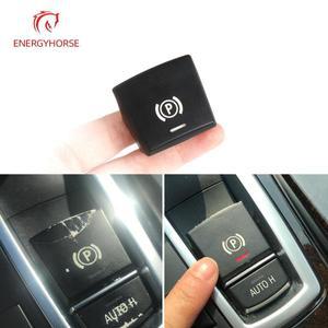 자동차 주차 브레이크 핸드 P 단추 스위치 커버 H 캡 BMW 호환 5 7 X3 X4 F 시리즈 F01 F02 F10 F12 F15 F1