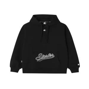 [스타터 블랙라벨]웨이브 로고 헤비 스웨트 후디 (블랙) SA251IHD06_BLK