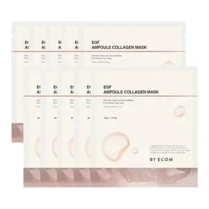 바이애콤 EGF 이지에프 앰플 콜라겐 마스크팩 10매입