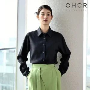 코어 어센틱 [무료배송] 린넨 크롭 셔츠 1종 [런칭 가격 59,900원]