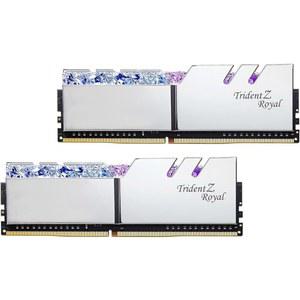 G.SKIL 트라이던트 Z 로얄 시리즈 (인텔 XMP) DDR4 RAM 32GB (2x16GB) 4000MT /s CL18-22-22-42 1.40V 데스크탑 컴퓨터 메모리 UDIMM - 실버 (F4-4000C18D-32GTRS)