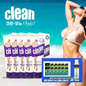 리더뷰 크린모노 제모제 (제모제 5개+샴푸 98ml*1병+7ml*10매)