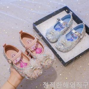 엘사 반짝이 블링블링 여아구두 유아 구두 봄신발 키즈 어린이 아동 공주 반짝이