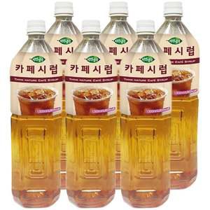 희창시럽 희창 카페시럽 1.5L x 6개