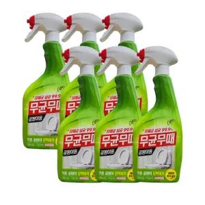피죤 무균무때 곰팡이용 세정제 750ml 6개