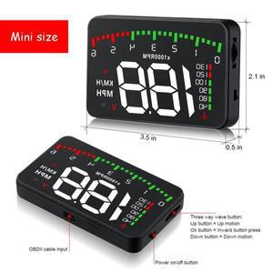 신뢰 있는A900 자동차 HUD obd rpm 미터 헤드 업 디스플레이 액세서리 멀티 디지털 속도 엔진 수온