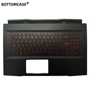 BOTTOMCASE 노트북 탑 케이스 MSI 카타나 GF76 MS-17L1 MS-17K3 어퍼 팜레스트 커버 레드 백라이트 키보드