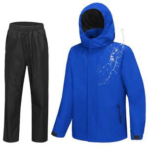 남성용 웬투오 골프 레인기어 레인 슈트 방수 낚시 재킷과 바지 M/L/XL/XXL