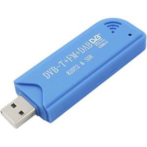 [미국배송] USB 2.0 디지털 DVB-T 튜너 SDR+DAB+FM TV HDTV 수신기 스틱 RTL2832U+R820T2