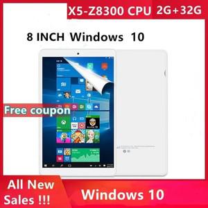 태블릿 8 인치 미니 소형 호환 2g ram + Z8300 CPU 윈도우 10 오피스 듀얼 카메라 쿼드 코어 와이파이 지원