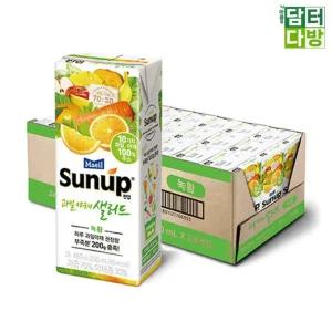 야채드링크 녹황 과일야채샐러드 과일야채샐러드녹황 썬업 200ml 24팩 썬업녹황