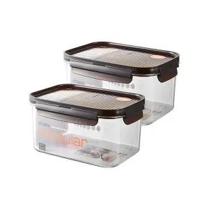 락앤락 비스프리 모듈러 직사각 1.5L(2p) 1세트 one option