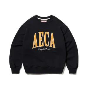 [기은세 PICK]AECA ARCH FELT SWEAT SHIRTS-BLACK 292187
