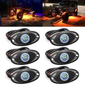지프 ATV UTV SUV RZR 오프로드 레인저 파이오니어 휠러 트럭 보트 언더바디 글로우 트레일 리그 조명 램프 언더글로우 LED 네온 라이트 방수 12V 24V 앰버