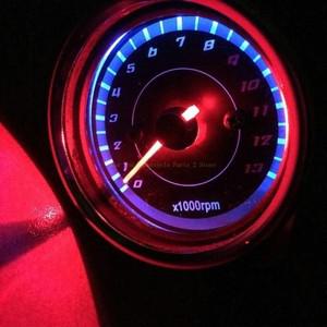 13000 rpm 오토바이 12V 속도계 주행 거리계 게이지 타코미터 기기