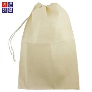국산 CVJX6389 천연 삼베주머니(특대)36x53 면보 거름망 육수망