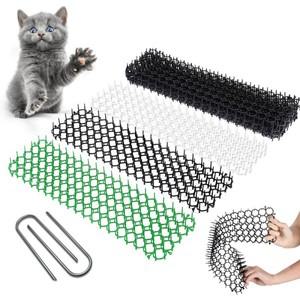 정원 고양이 고양이 퇴치 매트, 가시 스트립, 스파이크 스트랩 억제, 고양이 개 멀리 유지, 애완 동물 용품