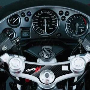혼다 CBR1100XX 1996-2006 용 CBR1100XX 오토바이 카본 룩 탑 트리플 클램프 멍에 스티커
