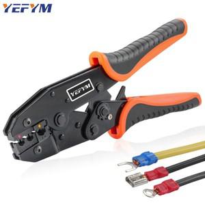 절연 단자용 압착도구 와이어 AWG 20 10 0 5 6mm²  RV/SV/FDD/MDD 커넥터 래칫 전기 플라이어 HX 30J