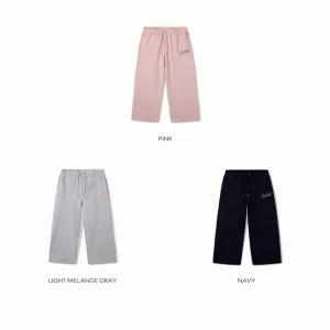 후아유 여성 패치 와이드 트레이닝 팬츠  Patch Wide PantsBrushed_WHTMF4921FSG