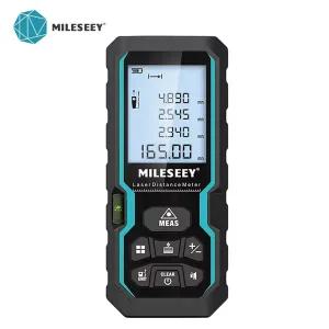 Mileseey S6 거리 측정기 40m120m 레벨 버블이 있는 거리 측정기 백라이트가 있는 LCD 디스플레이 가정용