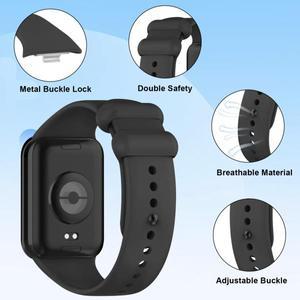 Xiaomi Mi 스마트 밴드 8 Pro /9 교체 용 스포츠 손목 Redmi Watch 4 시계줄 액세서리 Correa 실리콘 스트