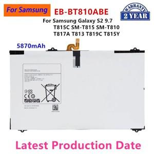 삼성 갤럭시 S2 9.7 T815C SM-T815 T817A T813 용 새 EB-BT810ABE 5870mA 태블릿 배터리
