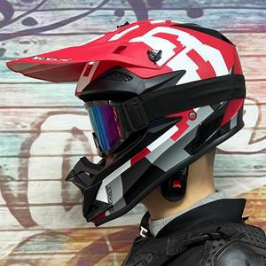 프로페셔널 라이트 오프로드 모토 크로스 다운힐 헬멧  MTB DH 레이싱