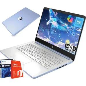 HP 2025 신입생 비즈니스 노트북 인텔 N150 CPUBeats N4120 14인치 LED 16GB RAM 384GB 스토리지128GB UFS+