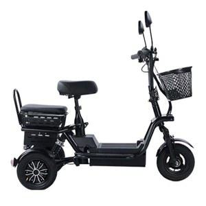세발 전기자전거 접이식 배터리 올블랙 업그레이드 48V60V 자전거 전동자전거