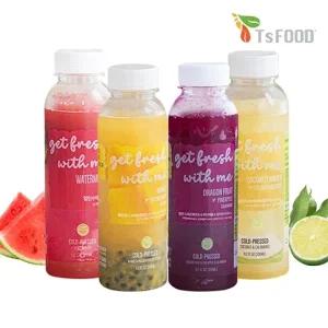 [보라티알] TS FOOD 겟프레시 냉동주스 330ml x 4병 (얼린수박+망고+깔라만시+드래곤후르츠)