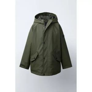 국내배송 ZARA 자라 주니어 키즈 워터 레펠런트 코팅 파카 카키 4323774505 1390056