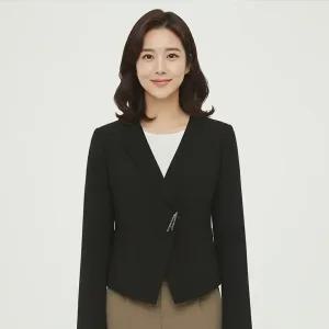[조이너스]원버튼 크롭 자켓-JF23KD1001432D