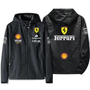 F1 레이싱 자켓 바이크자켓 후드 페라리 라이더 레이싱복