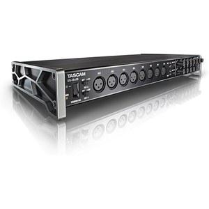 녹음 드럼 녹음 XLR 4인치 입력 8개 출력 8개 제어 소프트웨어 블랙을 위한 Tascam US 16x08 랙마운트 USB 오디오 MIDi 인터페이스