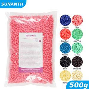500g/400g/200g 제모 용 하드 왁싱 왁스 콩 히터 기계 핫 필름 전신 비즈