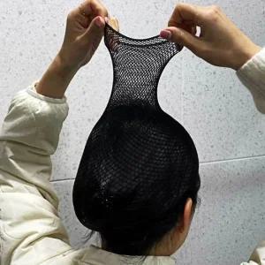 헤어네트 머리고정 가발 망 헤어망 오픈형 블랙 가발 망 머리망 헤어네트 착용망 헤어망