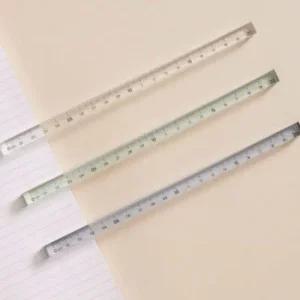 투명 아크릴 측정자 20cm 직선 자 제도용 아크릴자 투명자 인테리어자 예쁜자 디자인자
