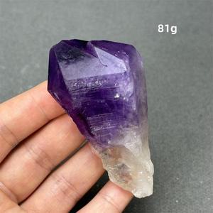 수정탄천연 자수정 원석 보라색 거친 석영 크리스탈 레이키 트리트먼트 에너지 원석 미네랄 표본, 홈 데코