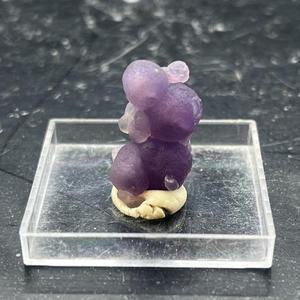 수정탄100% 천연 포도 마노 광물 표본 + 치유 석영 결정 및 돌 암석 보석 + 상자 Sie 3.3 cm