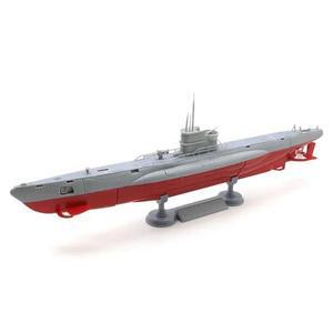 합금 프라모델1/150 2 차 세계 대전 독일 VIIC 잠수함 U-571 플라스틱 조립 모델 키트 군인 군함 수동 선박